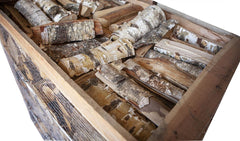 Brennholz Palette - Birke - 25 cm - kammergetrocknet - 1 RM